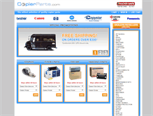 Tablet Screenshot of copierparts.com